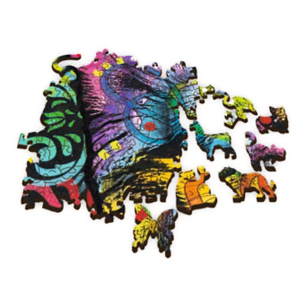 TREFL wooden puzzle Colorful puppy 500+1 pcs