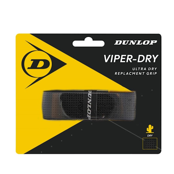 Tennis racket replacement grip DUNLOP VIPERDRY 1pcs. black