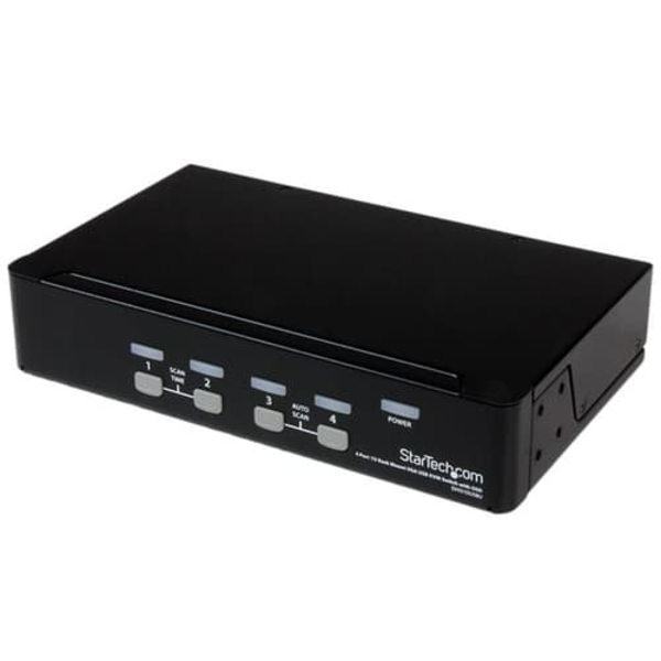 4 PORT USB KVM SWITCH/IN Sort