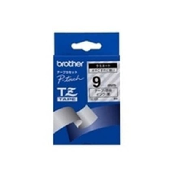 BROTHER P-Touch TZE-121 black on clear 9mm