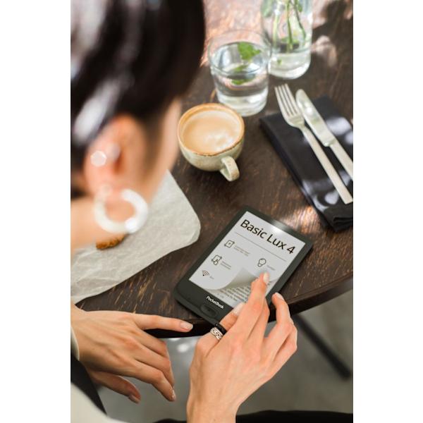 eREADER PocketBook  Basic Lux 4 Ink Black "PB618-P-WW" (timbru verde 0.80 lei)