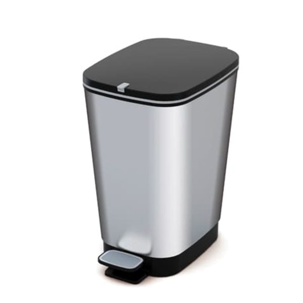 KIS 8071800 1783 waste container Rectangular Black, Stainless steel