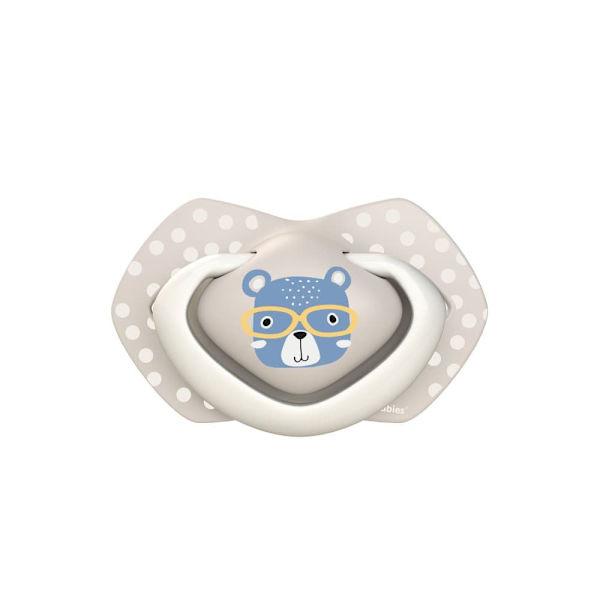 CANPOL BABIES silicone symmetrical soothers BONJOUR PARIS, 18m+, 2 pcs, 22/649_blu