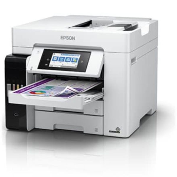 EPSON EcoTank L6580 A4 MFP Inkjet Colour FAX 25ppm Svart, Vit