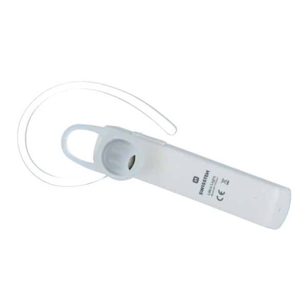 Swissten Bluetooth Headset Ultra Light Ul-9 Bílý