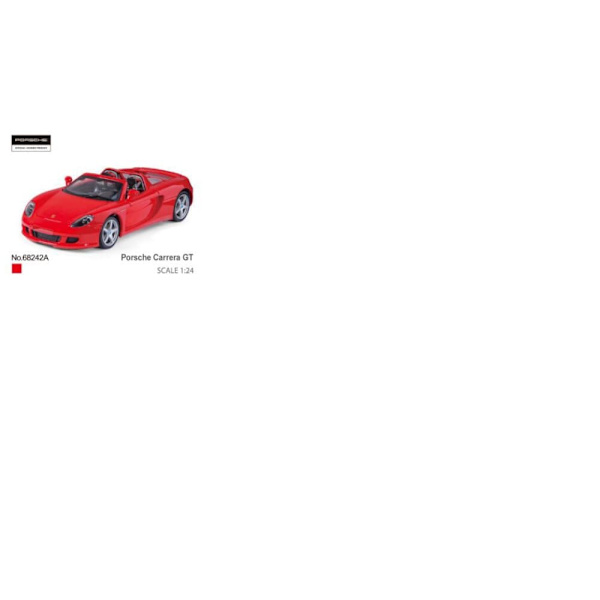 MSZ Die-cast model Porsche Carrera GT, scale 1:24