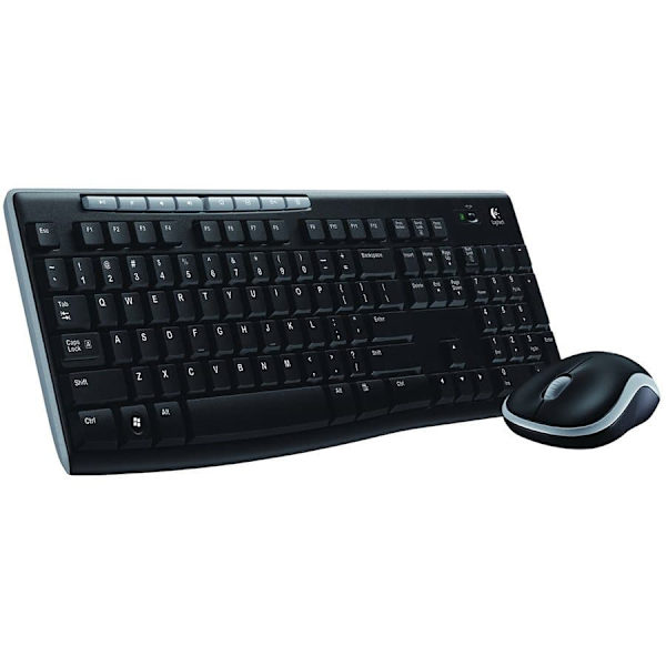 Logitech Wireless Combo MK270 Sort
