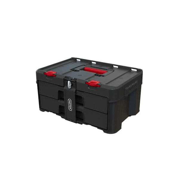 Toolbox KETER Stack'N'Roll (17210832/253384) 2 drawers Black