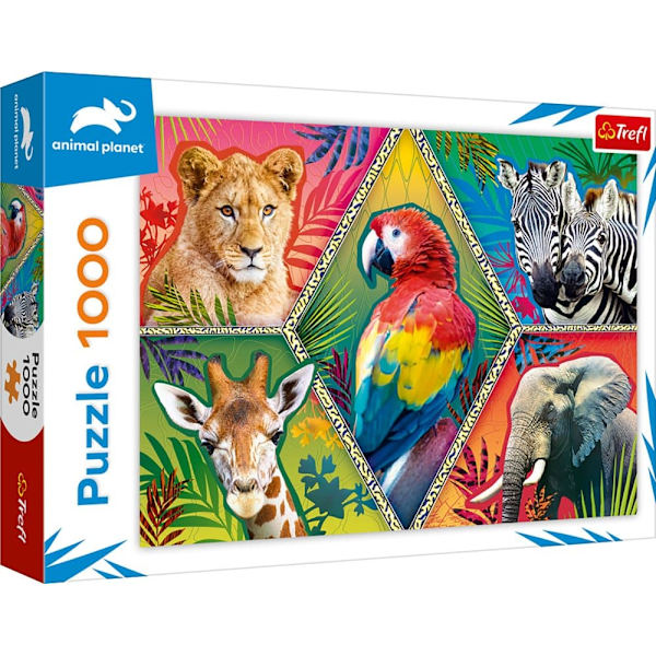 TREFL puzzle Exotic animals 1000 pcs