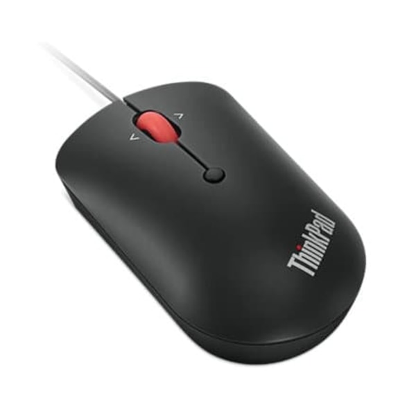 Lenovo | ThinkPad USB-C Wired Compact Mouse | USB-C | Raven black Svart