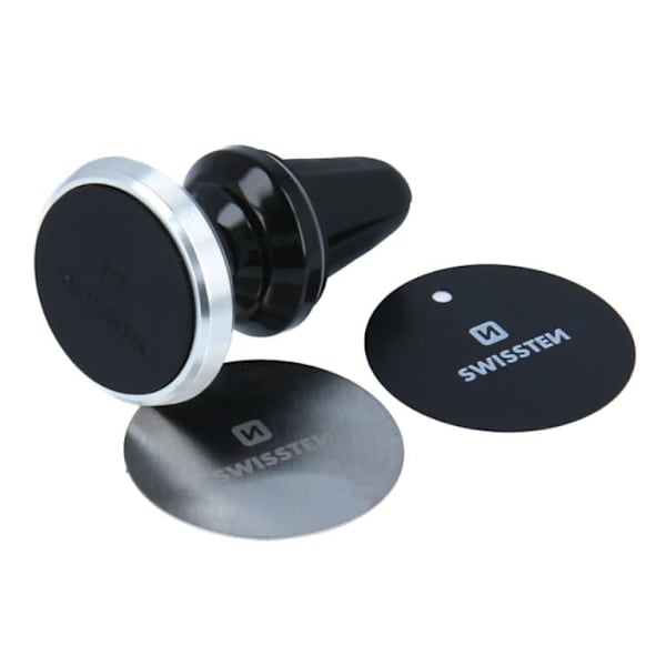 Swissten Magnetický Držák Do Ventilace Auta S-Grip Av-M9 Černo-Stříbrný