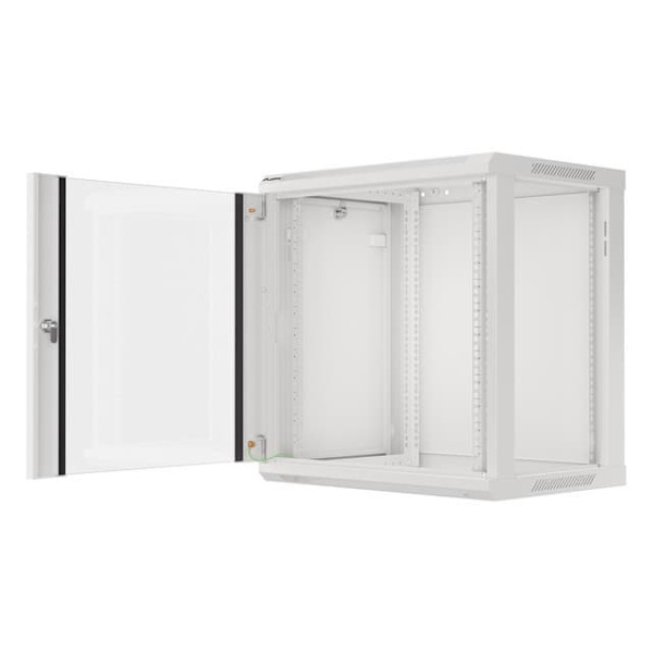 Lanberg WF01-6412-10S rack cabinet 12U Wall mounted rack Grey