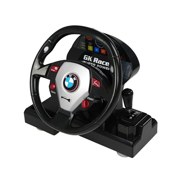 Remote Controlled BMW M3 Black 2.4G Pilot Steering Wheel 1:18 Sound Lights