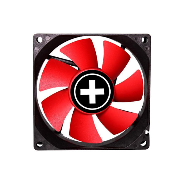 CASE FAN 80MM REDWING 3PIN+4P/12V XF037 XILENCE Svart, Röd