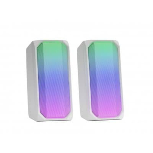 Mars Gaming MSRGBW Bluetooth Stereo Speakers / 15W / 3.5mm Audio / RGB / USB