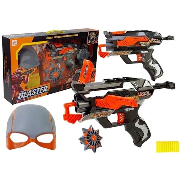 Expandable Foam Bullets Gun with Mask