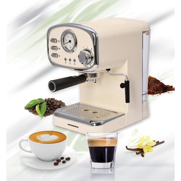ESPRESSOR HEINNER RETRO CREAM HEM-1100CR