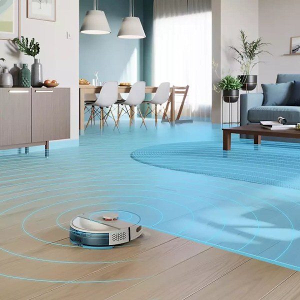 Philips HomeRun 3000 Series Aqua Wet and dry cleaning robot XU3000/02, charging station, HomeRun app, Beluga metal color