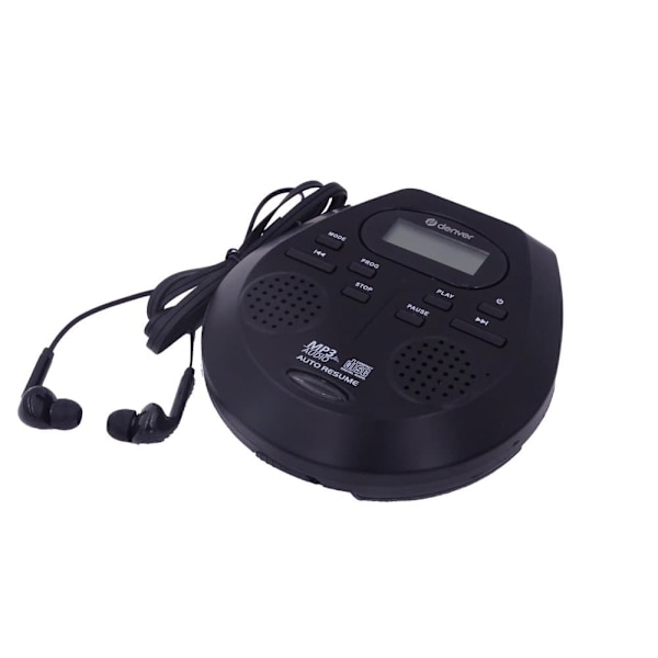 Discman with auto resume and anti-shock DMP-395B black