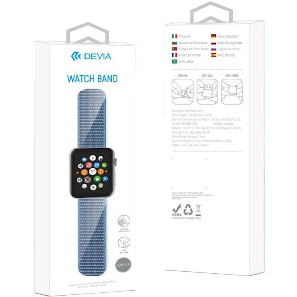 Devia Deluxe Series Sport3 Band (44mm) for Apple Watch nectarine
