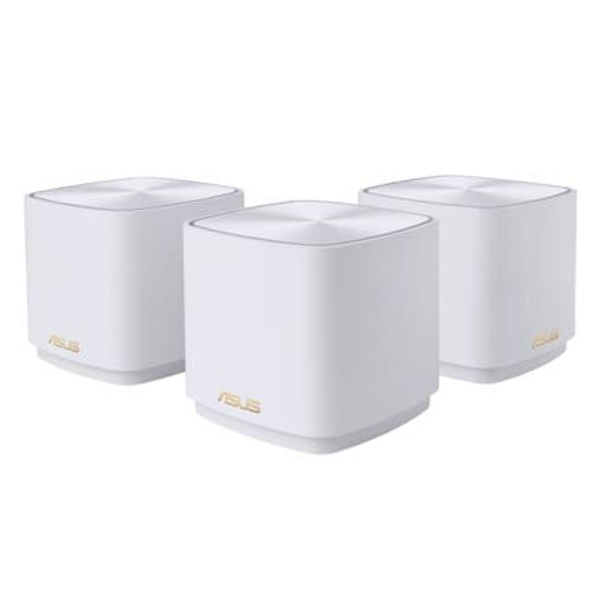 XD5 EU+UK 3PK Router | ZenWiFi XD5 | 802.11ax | 574+2402 Mbit/s | 10/100/1000 Mbit/s | Ethernet LAN (RJ-45) ports 1 | Mesh Support Yes | MU-MiMO Yes | Hvid