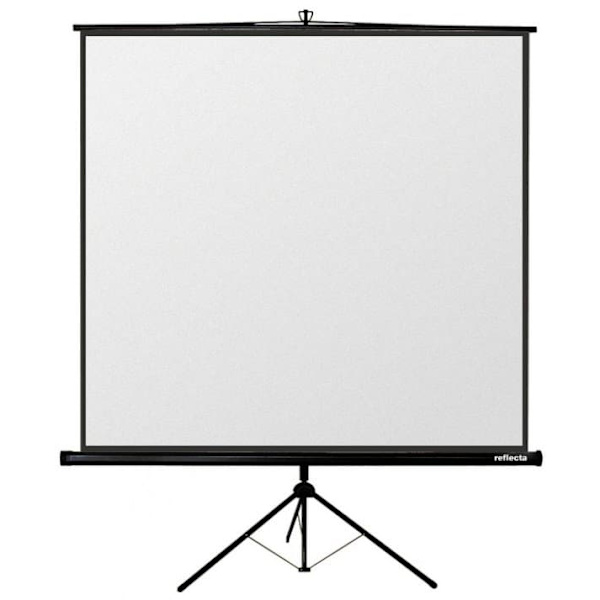 Reflecta TRIPOD Crystal 240x240cm (1:1, 131"/334cm, 236x236cm) plátno stojanové Sort, Hvid