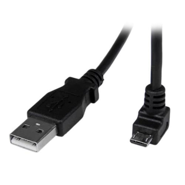 2M ANGLED MICRO USB CABLE USB