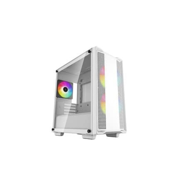 DeepCool CC360 A-RGB Micro ATX Case, White