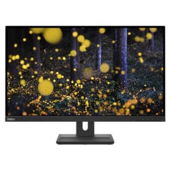 Lenovo ThinkVision E27q-20 LED display 68.6 cm (27") 2560 x 1440 pixels Quad HD Black Sort