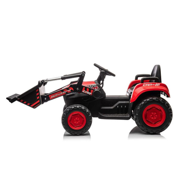 Rechargeable tractor with bucket BW-X002A Red