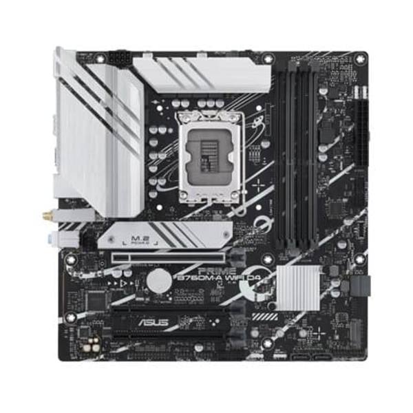 Mainboard|ASUS|Intel B760 Express|LGA1700|Micro-ATX|Memory DDR4|Memory slots 4|3xPCI-Express 4.0 16x|2xM.2|2xHDMI|1xDisplayPort|4xUSB 2.0|2xUSB 3.2|1x