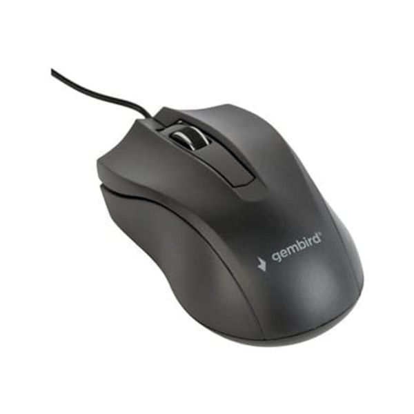 Gembird MUS-3B-01 mouse Ambidextrous USB Type-A Optical 1000 DPI Svart