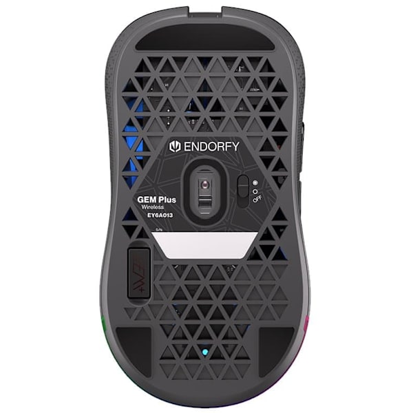 MOUSE USB OPTICAL WRL GEM PLUS/BLACK EY6A013 ENDORFY