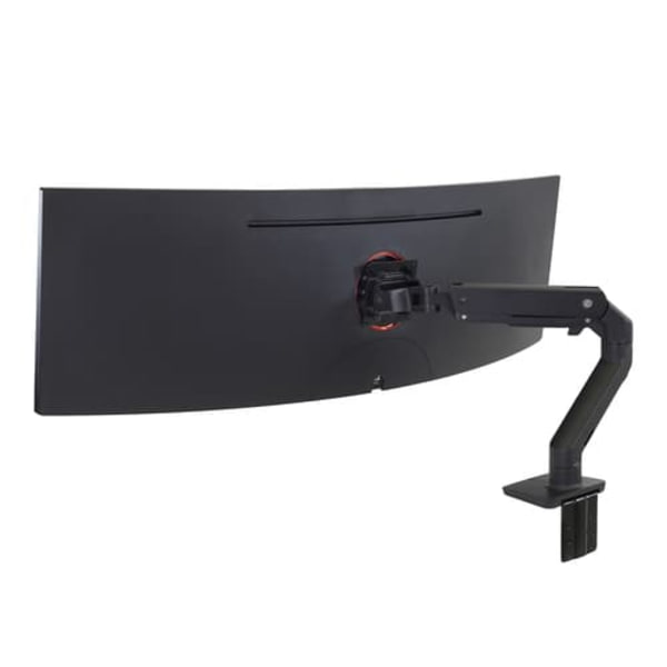 HX DESK MONITOR ARM/WITH HD PIVOT MATTE BLACK Sort