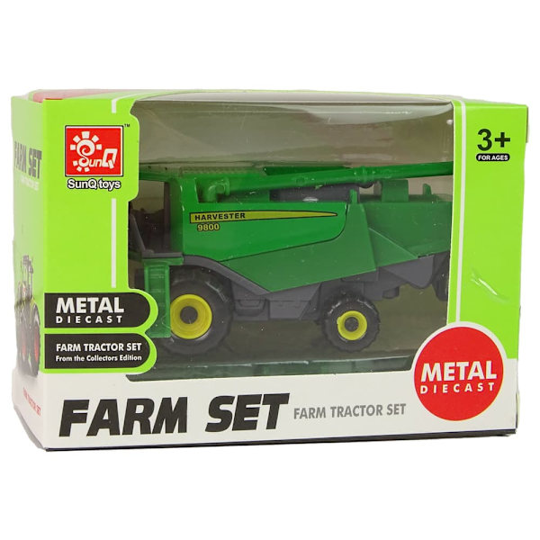 Small Green Harvester Agricultural Vehicle