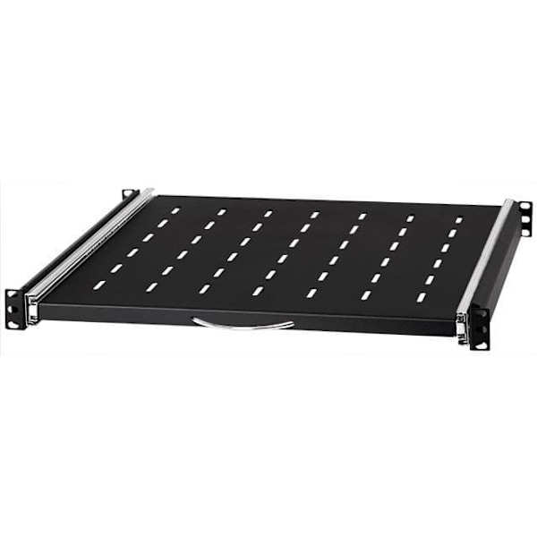 Stalflex Pull-Out Shelf 19" 1U  450mm  Black RSR19-1U-450B