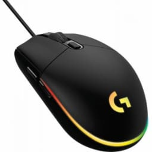 Logitech G203 Lightsync Gaming Mouse USB black (910-005796) Sort