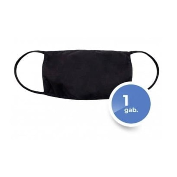 Mocco Textile two-layer reusable masks Black