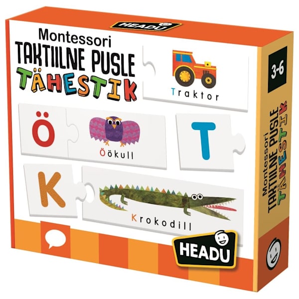 HEADU Montessori Touch Abc (In Estonian lang.)