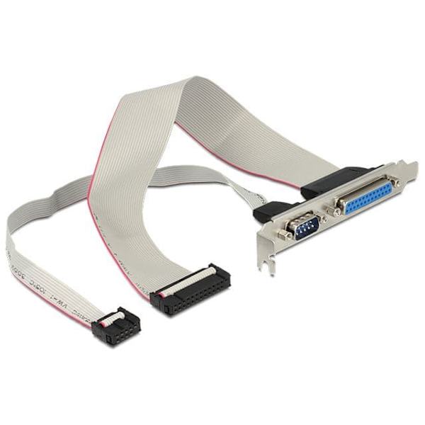 Delock slot bracket ->1 x Serial,  1 x Parallel