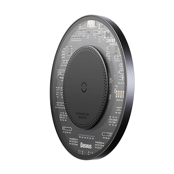 Baseus Wireless Charger BS-W530 PD 15W with Type-C cable PD 24W, 1m, Black (CCJJ050001)