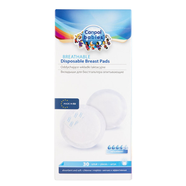 CANPOL BABIES disposable breats pads, 30 psc., 1/653