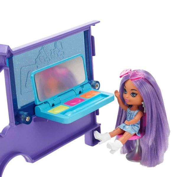 Barbie® Extra Mini Minis nukk ja matkabuss