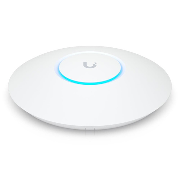 UBIQUITI U6+, WiFi 6, 4 spatial streams, 140 m² (1,500 ft²) coverage, 300+ connected devices, Powered using PoE, GbE uplink.