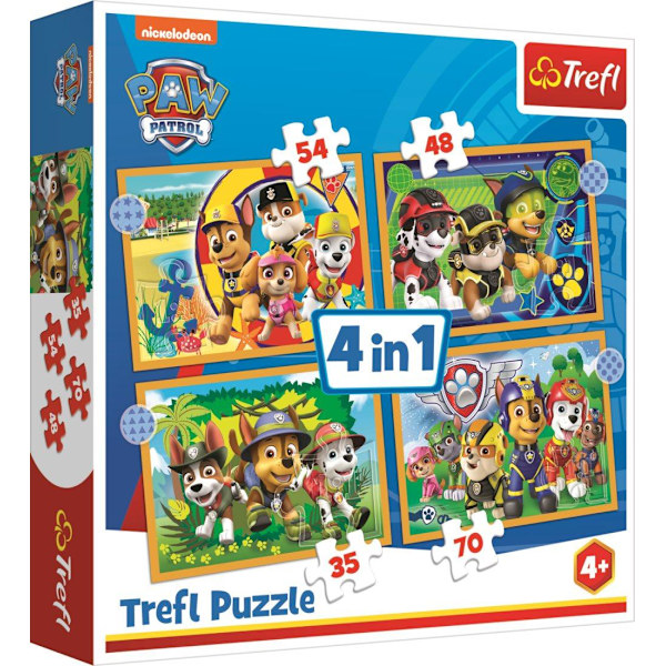 TREFL PAW PATROL Puzzle 4 in 1 set