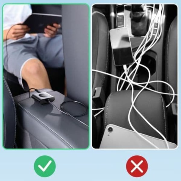 Joyroom Car Charger 5-in-1, C+C+U+U+U, QC 3.0, PD 3.0, FCP, AFC, 12V/24V, 72W, Black (JR-CL05)
