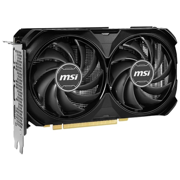 MSI VENTUS GEFORCE RTX 4060 TI 2X BLACK 16G OC graphics card NVIDIA 16 GB GDDR6 Sort