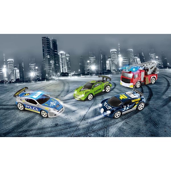 Auto zdalnie sterowane Mini RC Racing Car - niebieskie