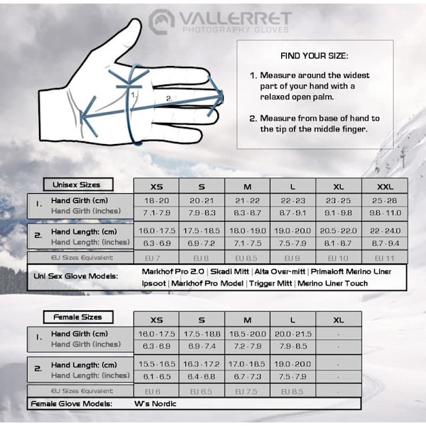 Vallerret Urbex Photography Glove XL, brown