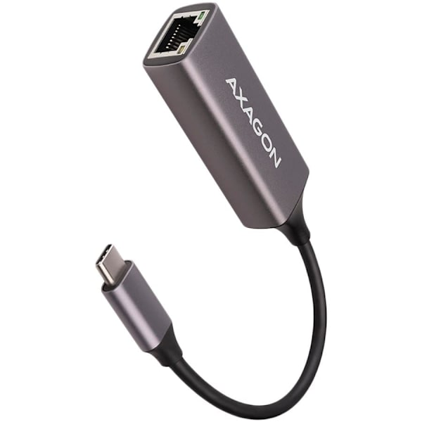 AXAGON ADE-TRC Compact aluminum USB-C 3.2 Gen 1 Gigabit Ethernet 10/100/1000Mbit adapter with automatic installation Grå